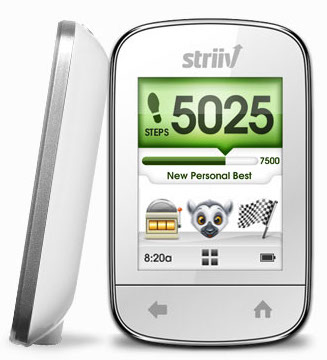 Wearable Steps Distance Activity Burned Calories Floors Climbed Striiv Smart Pedometer